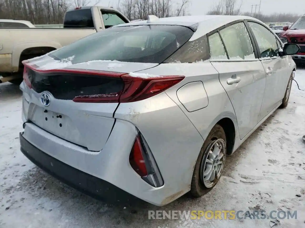 4 Photograph of a damaged car JTDKAMFP5M3173907 TOYOTA PRIUS 2021