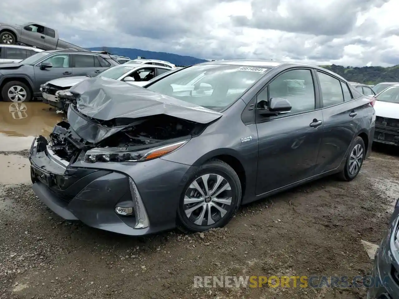 1 Photograph of a damaged car JTDKAMFP5M3178198 TOYOTA PRIUS 2021