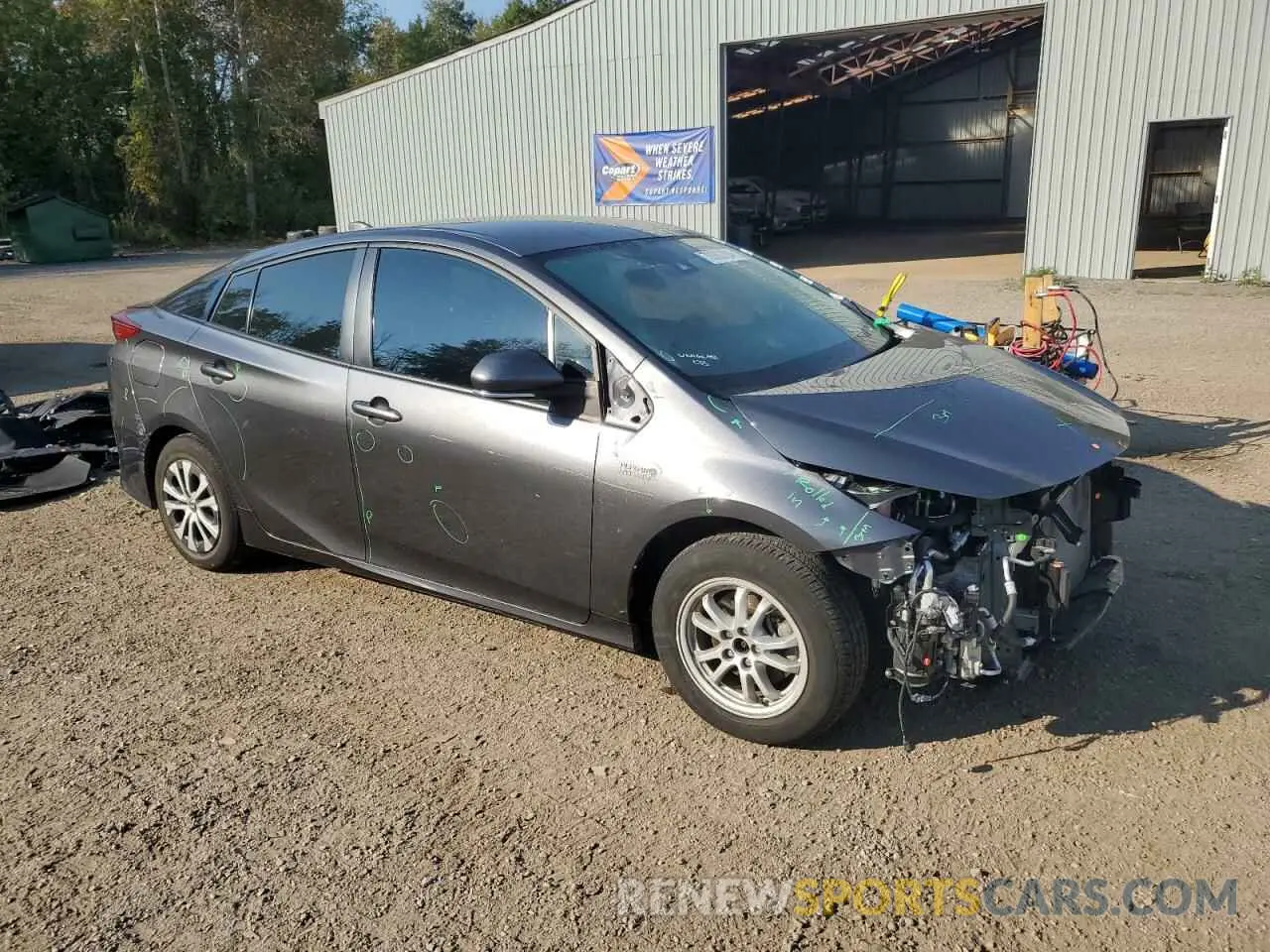 4 Photograph of a damaged car JTDKAMFP6M3166478 TOYOTA PRIUS 2021