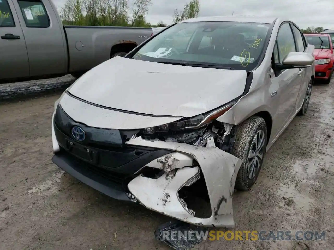 2 Photograph of a damaged car JTDKAMFP6M3170580 TOYOTA PRIUS 2021