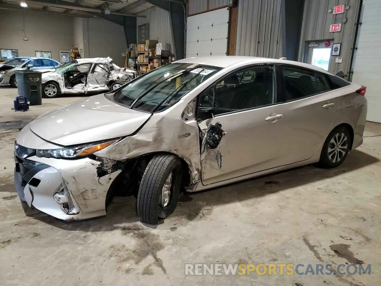 1 Photograph of a damaged car JTDKAMFP6M3177884 TOYOTA PRIUS 2021