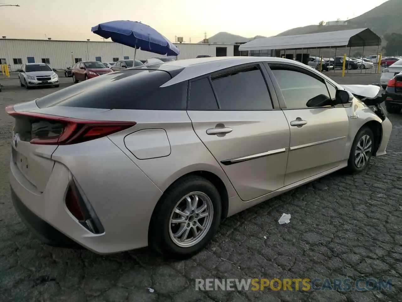 3 Photograph of a damaged car JTDKAMFP6M3184446 TOYOTA PRIUS 2021