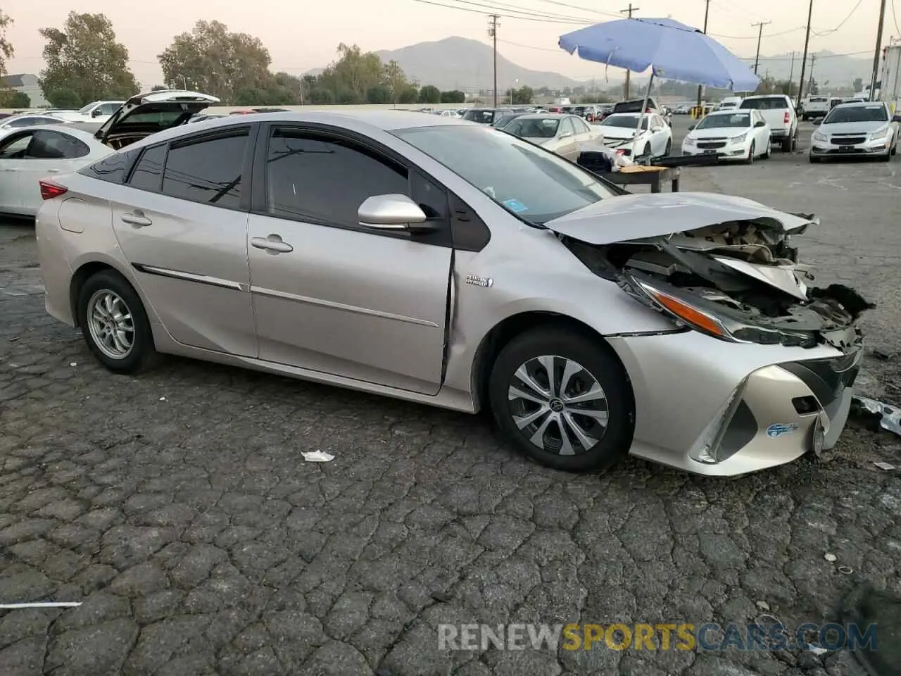4 Photograph of a damaged car JTDKAMFP6M3184446 TOYOTA PRIUS 2021