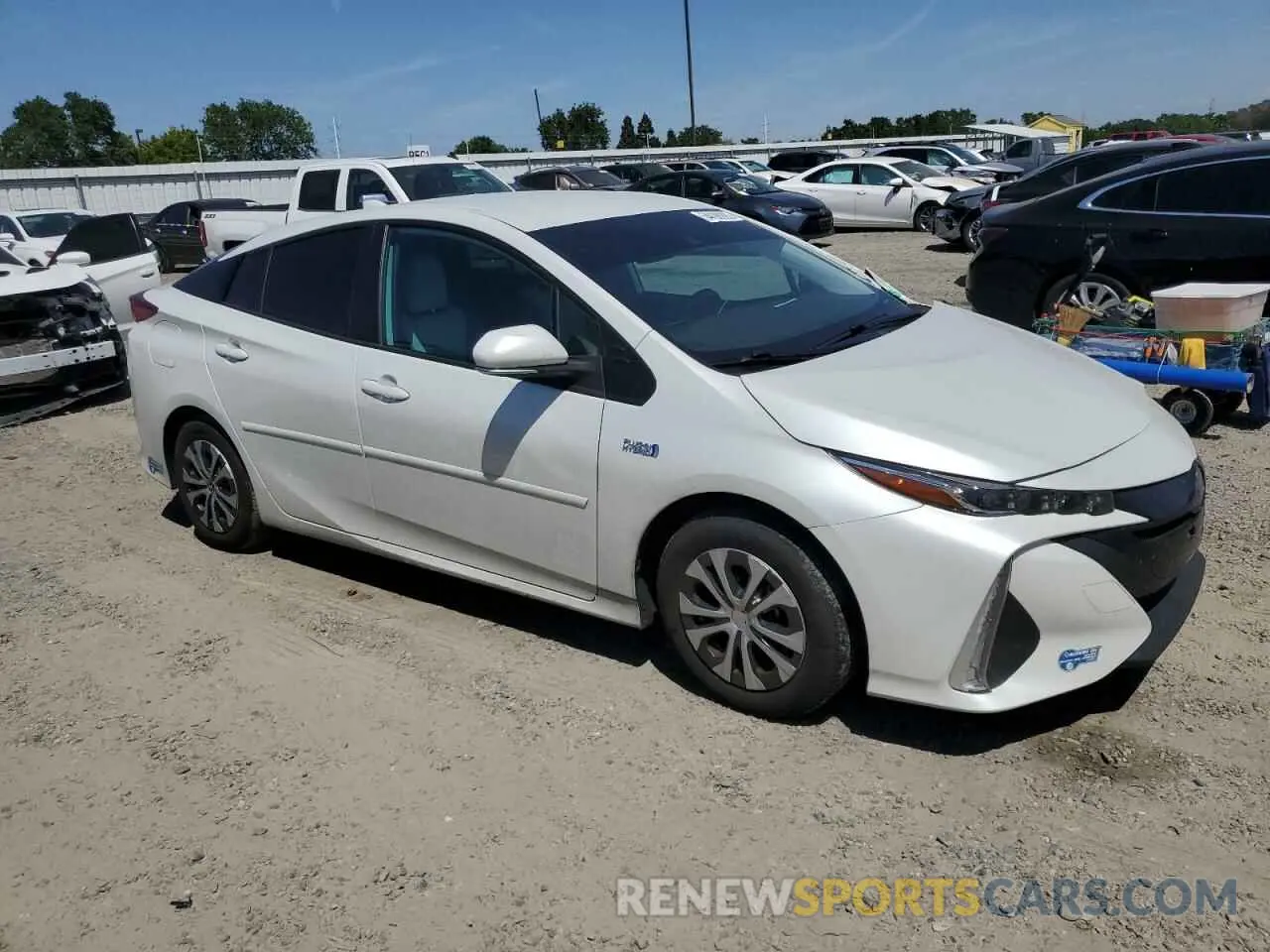 4 Photograph of a damaged car JTDKAMFP6M3184835 TOYOTA PRIUS 2021