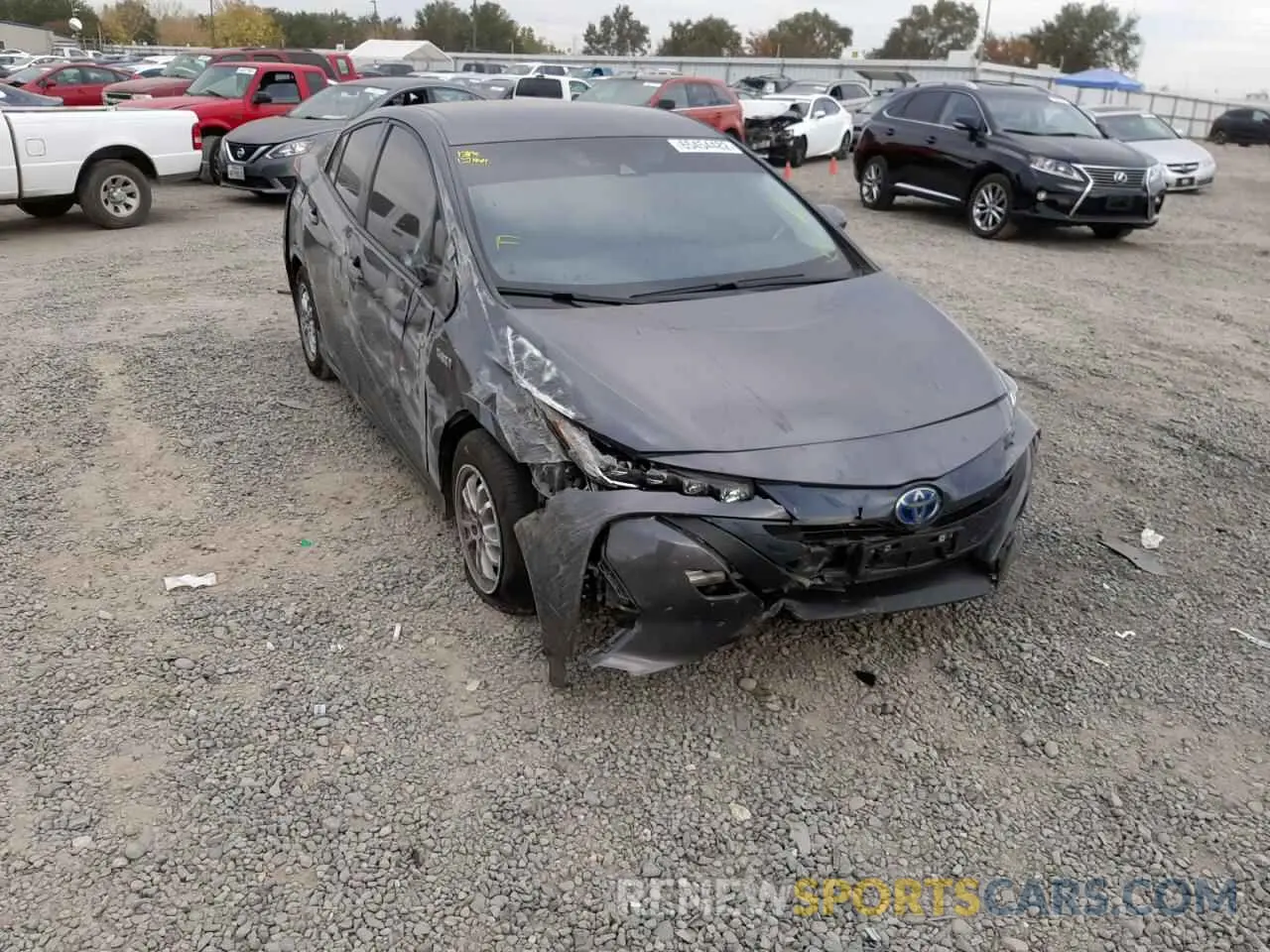 1 Photograph of a damaged car JTDKAMFP6M3188237 TOYOTA PRIUS 2021