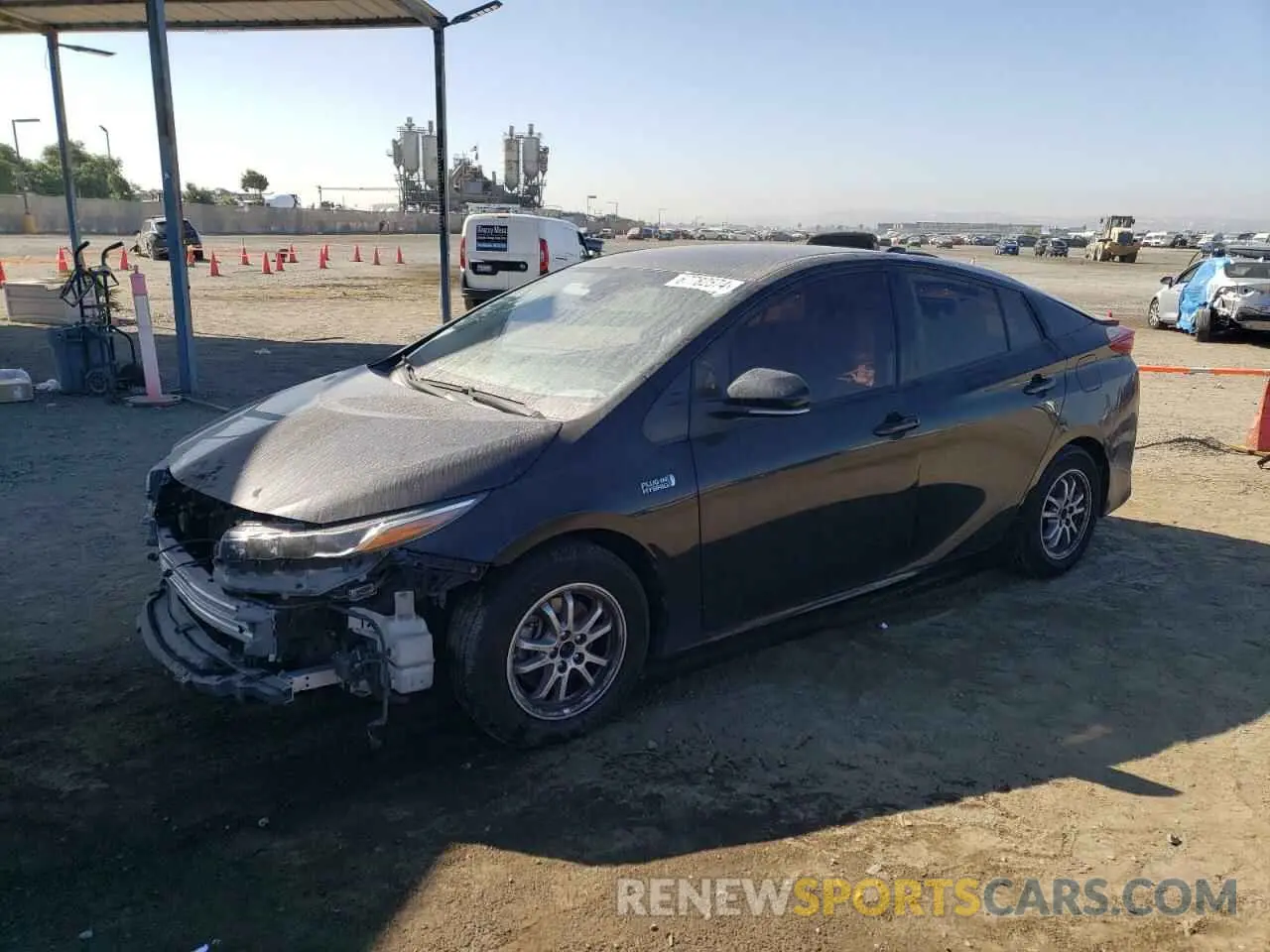 1 Photograph of a damaged car JTDKAMFP7M3165355 TOYOTA PRIUS 2021