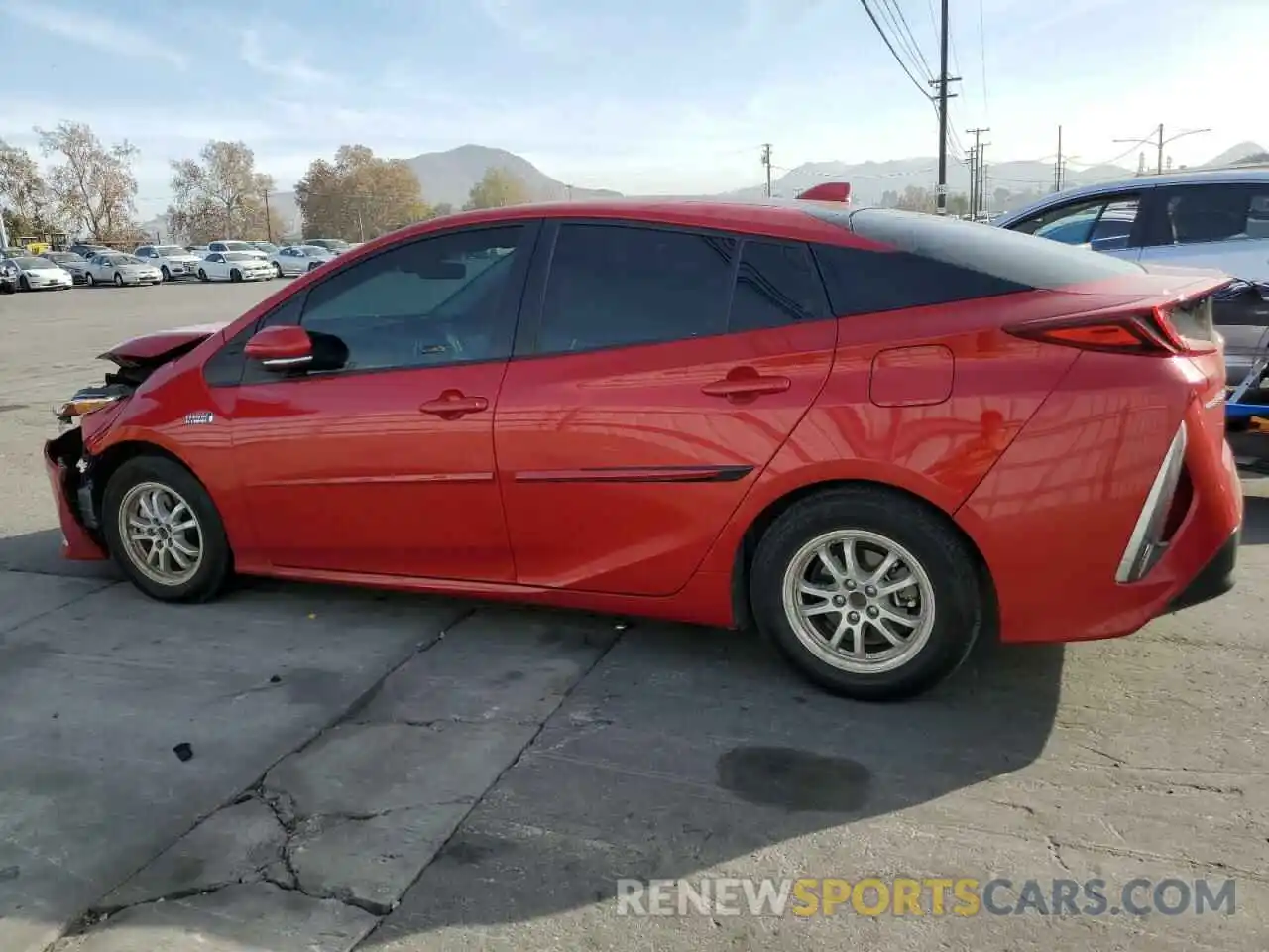 2 Photograph of a damaged car JTDKAMFP7M3165596 TOYOTA PRIUS 2021