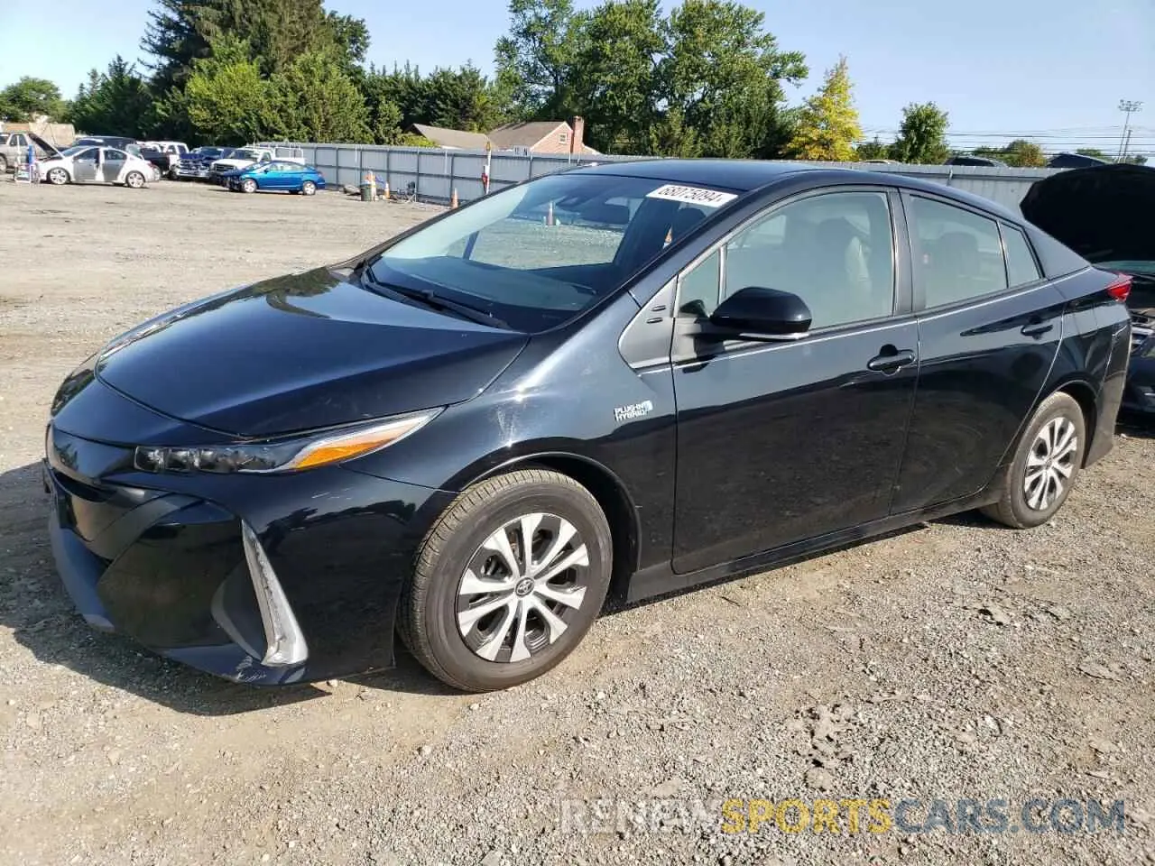 1 Photograph of a damaged car JTDKAMFP7M3174606 TOYOTA PRIUS 2021