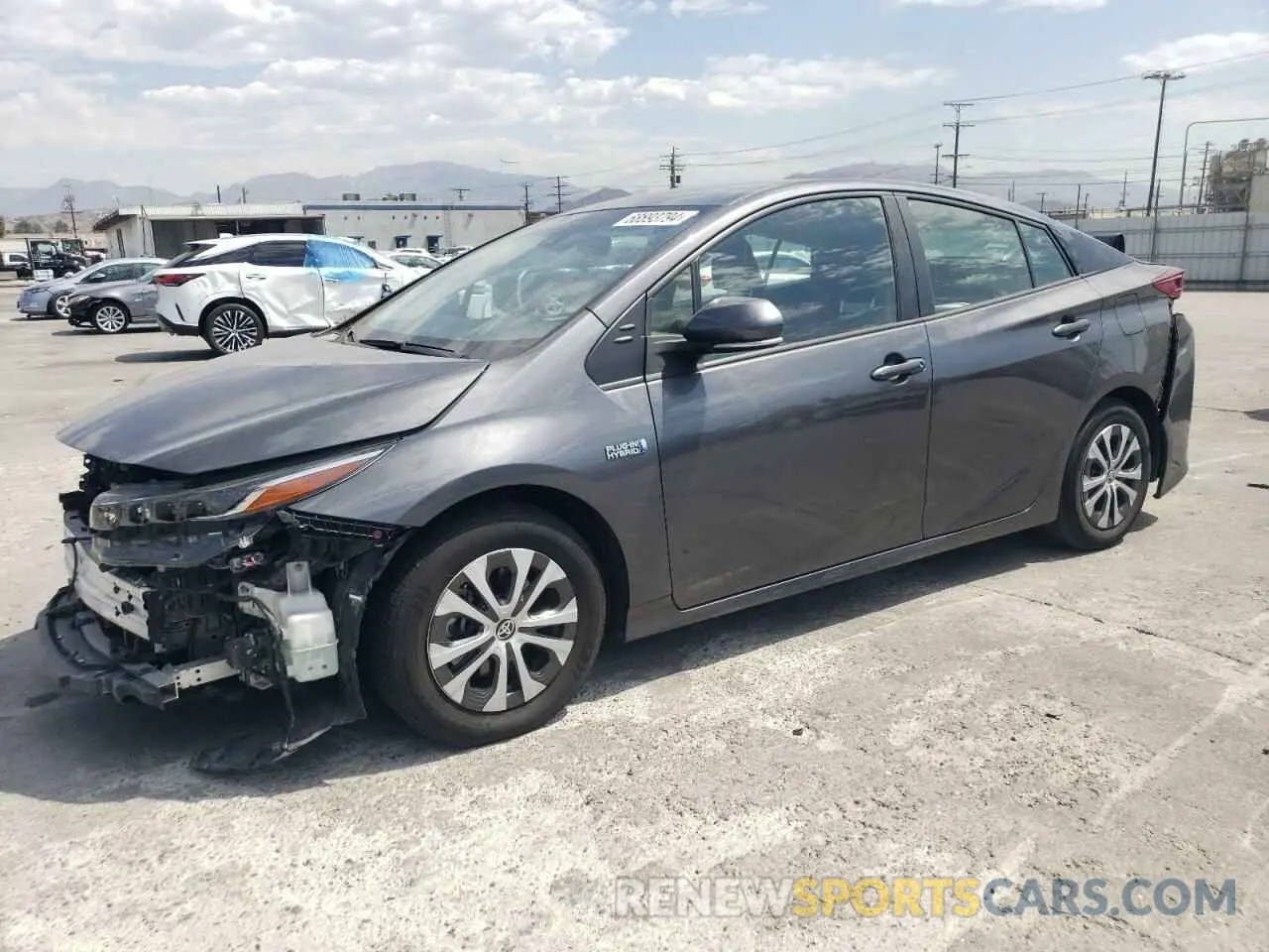1 Photograph of a damaged car JTDKAMFP7M3176372 TOYOTA PRIUS 2021
