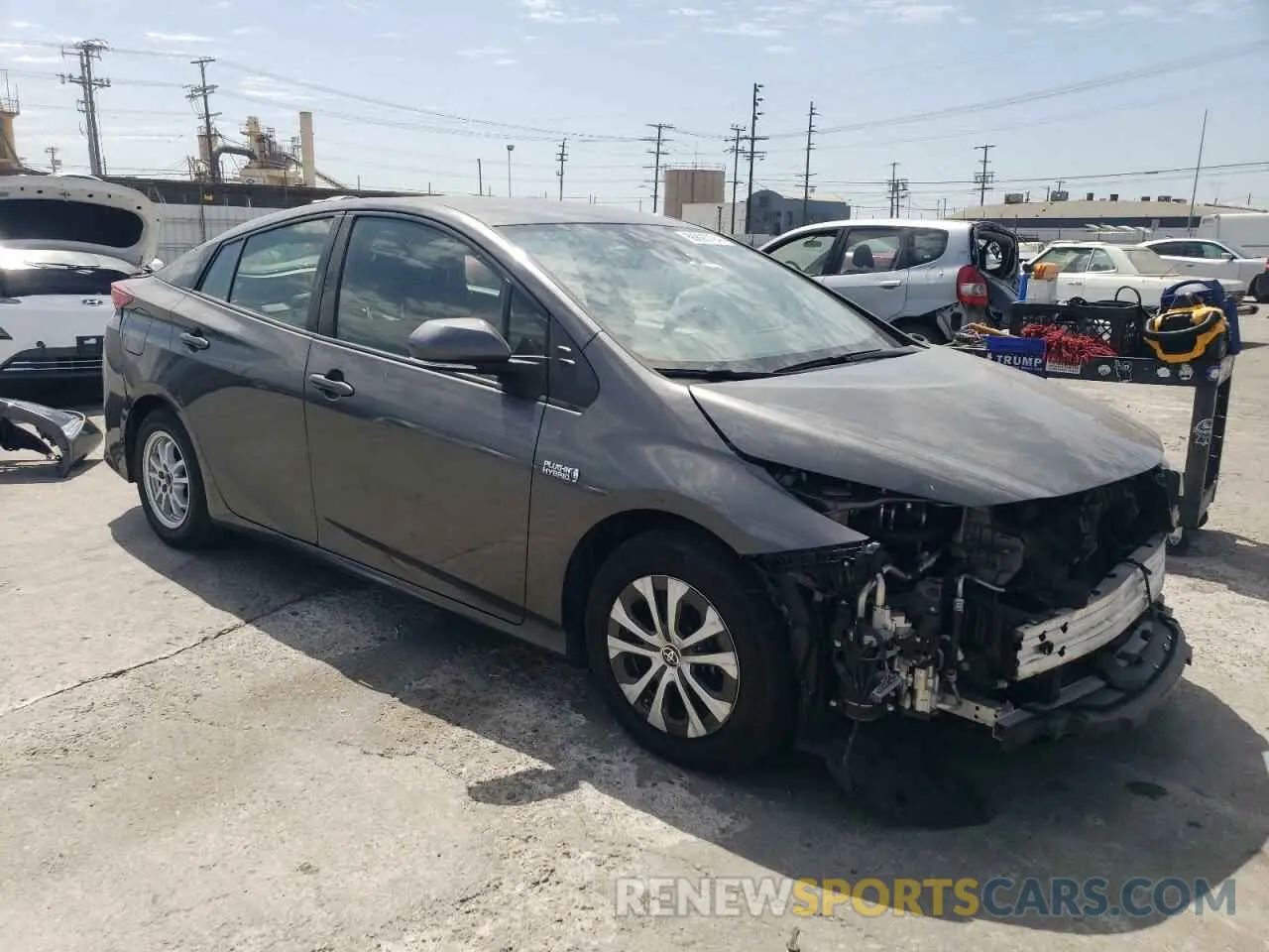 4 Photograph of a damaged car JTDKAMFP7M3176372 TOYOTA PRIUS 2021