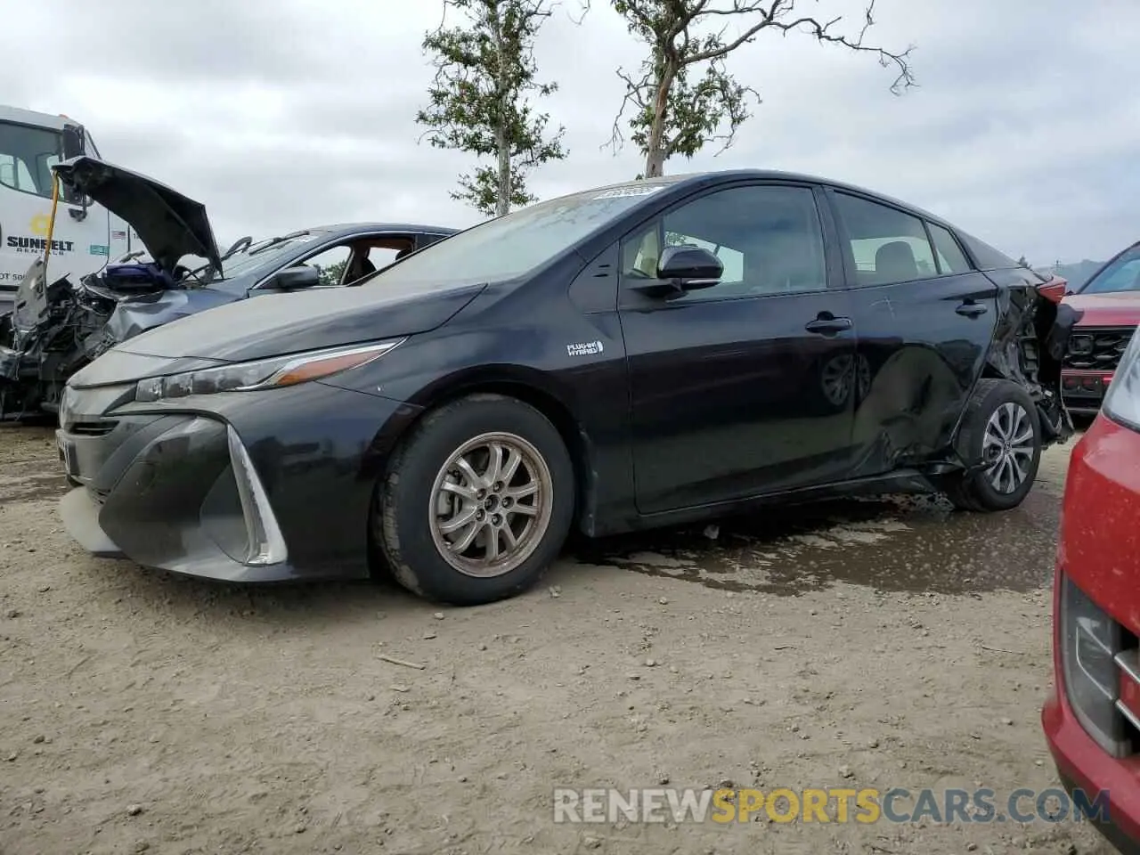 1 Photograph of a damaged car JTDKAMFP7M3178896 TOYOTA PRIUS 2021