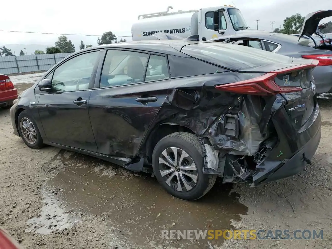 2 Photograph of a damaged car JTDKAMFP7M3178896 TOYOTA PRIUS 2021