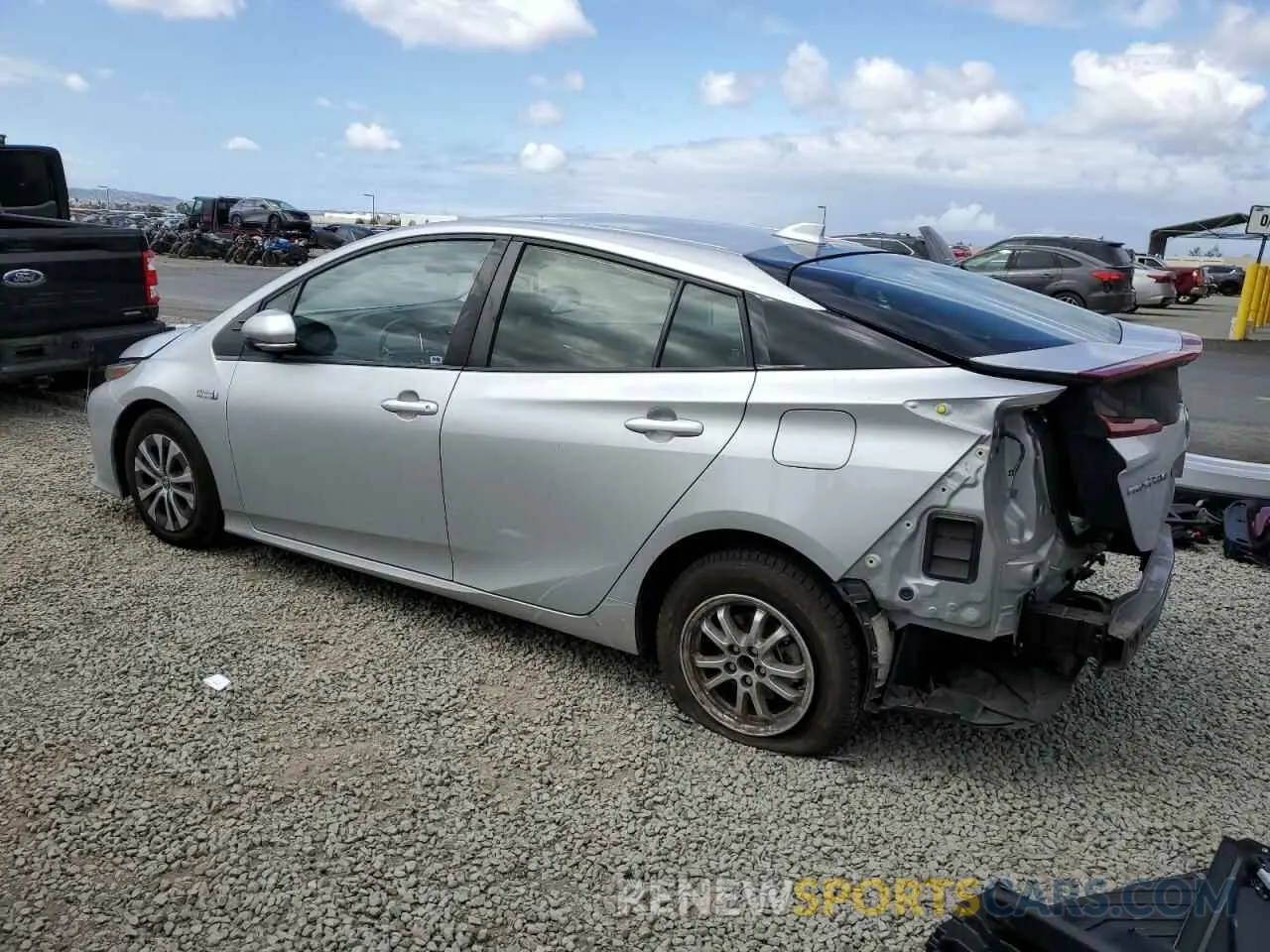 2 Photograph of a damaged car JTDKAMFP7M3185251 TOYOTA PRIUS 2021