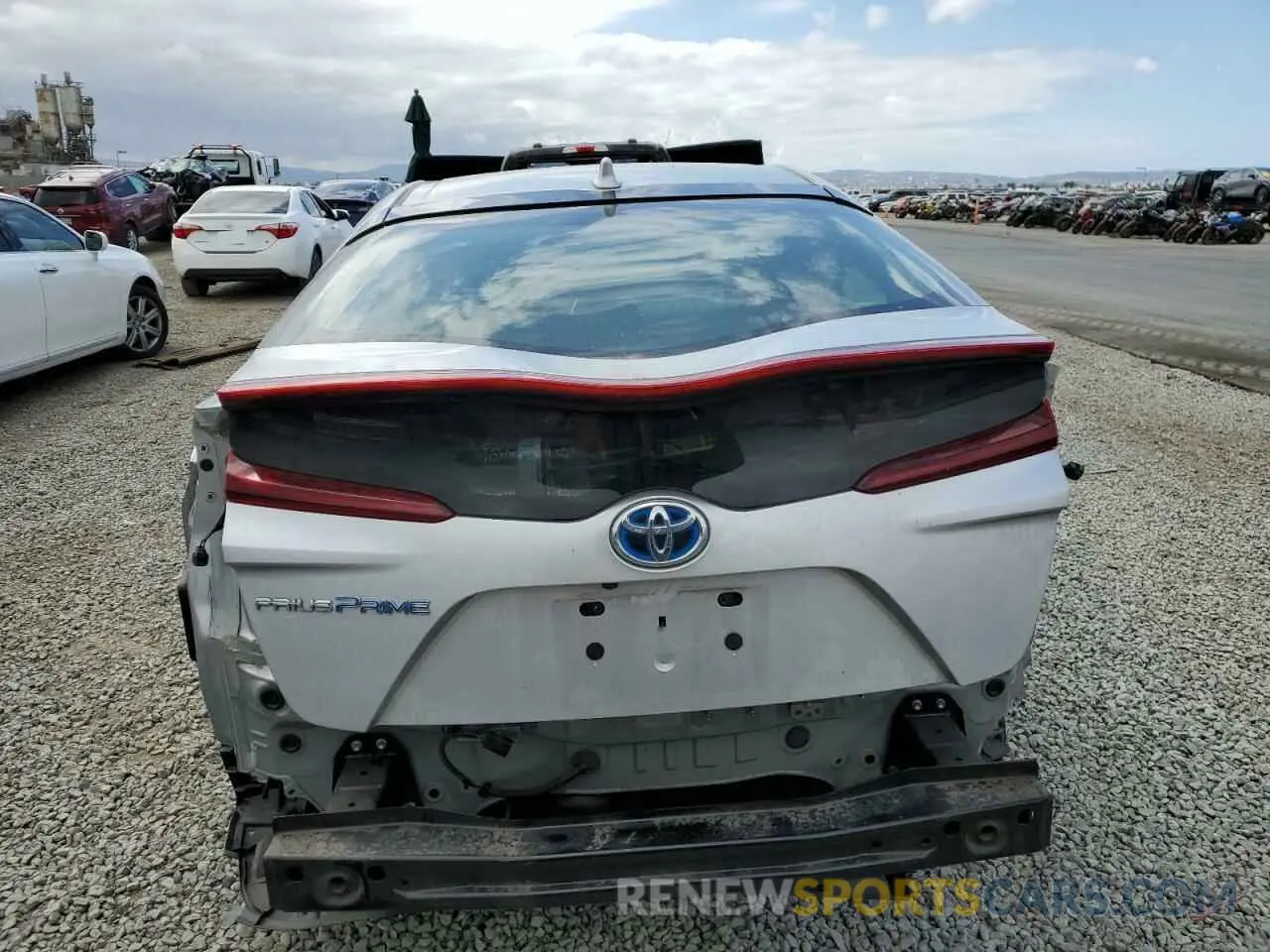 6 Photograph of a damaged car JTDKAMFP7M3185251 TOYOTA PRIUS 2021