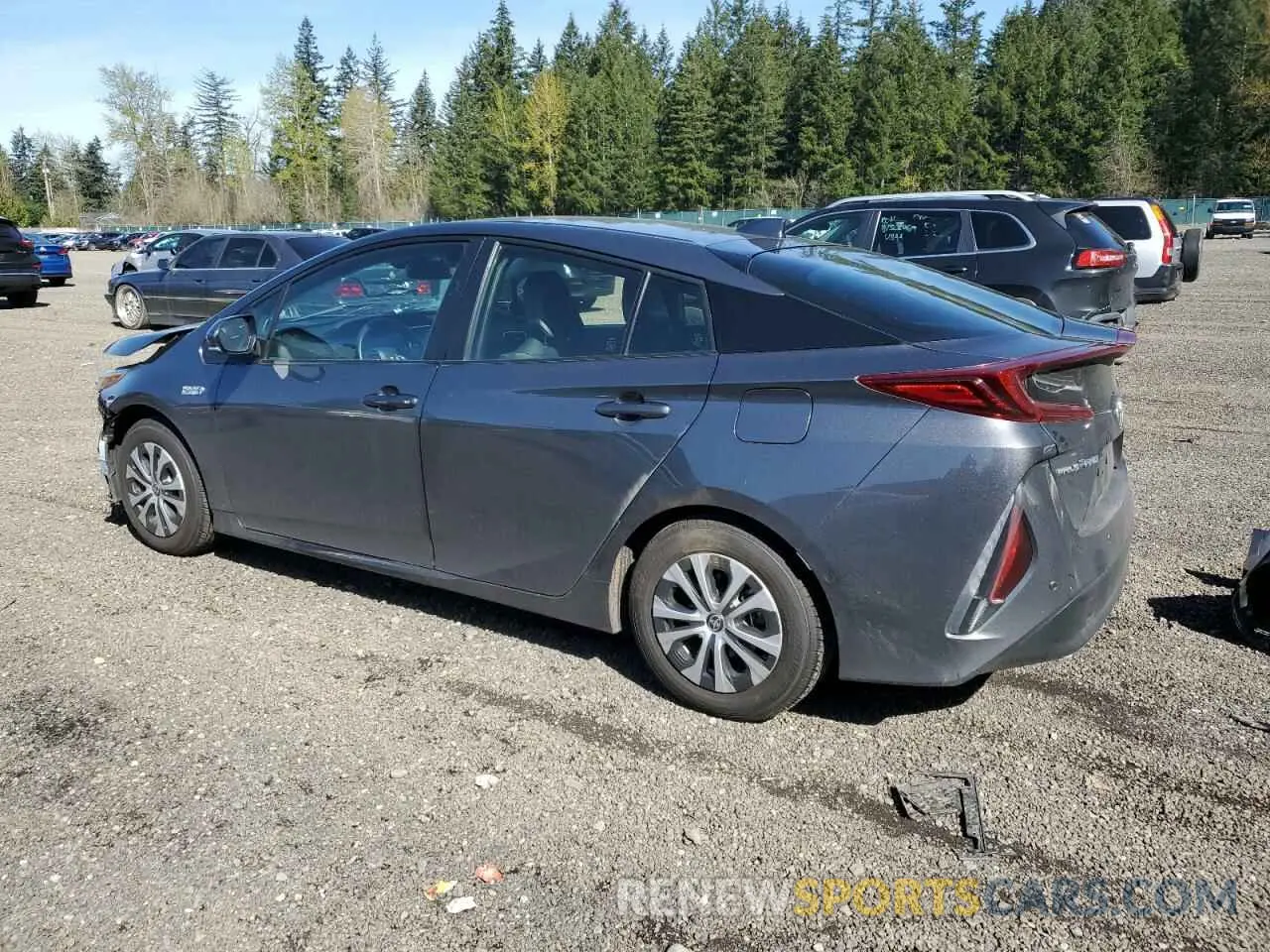 2 Photograph of a damaged car JTDKAMFP7M3185847 TOYOTA PRIUS 2021
