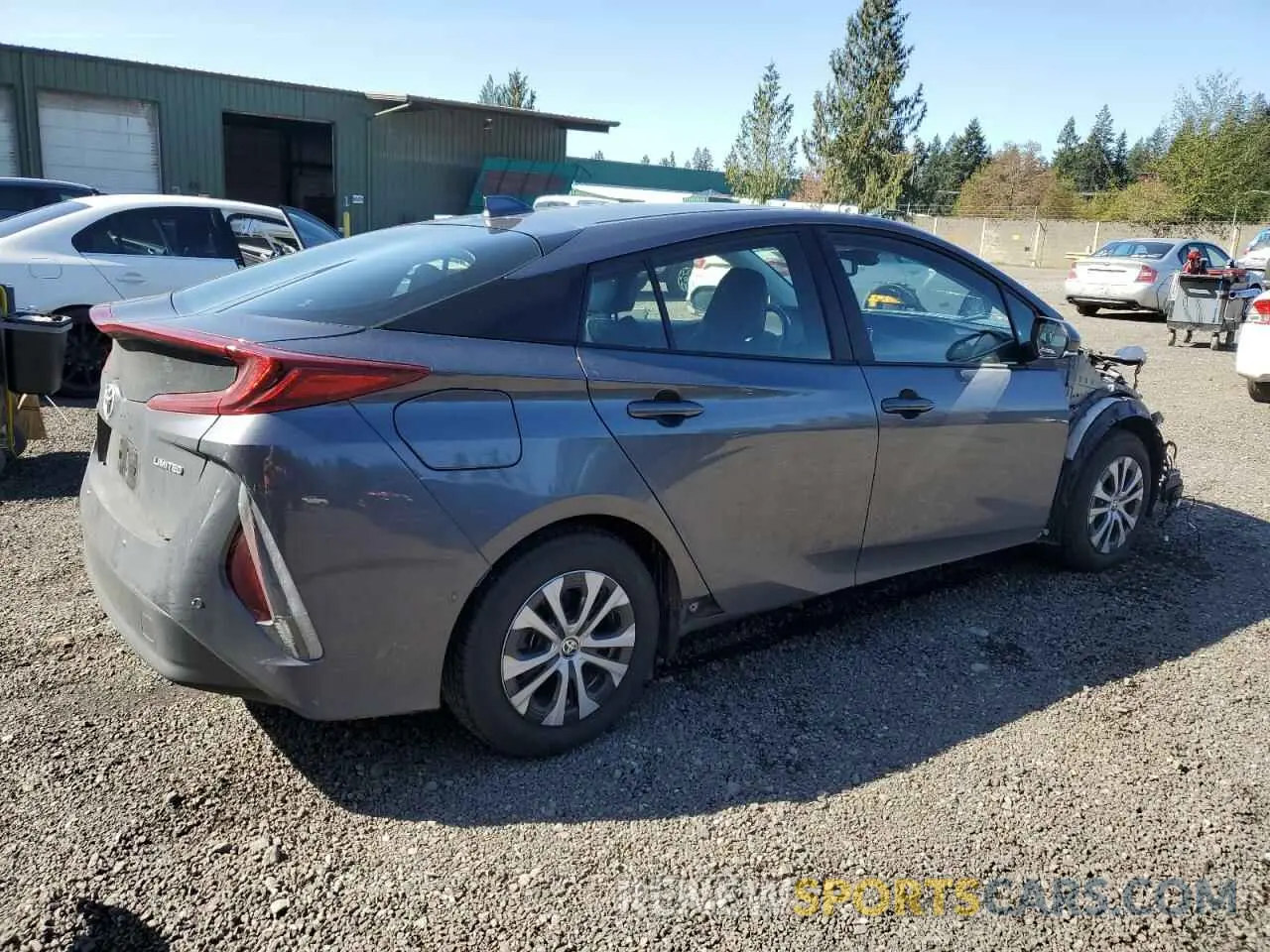 3 Photograph of a damaged car JTDKAMFP7M3185847 TOYOTA PRIUS 2021