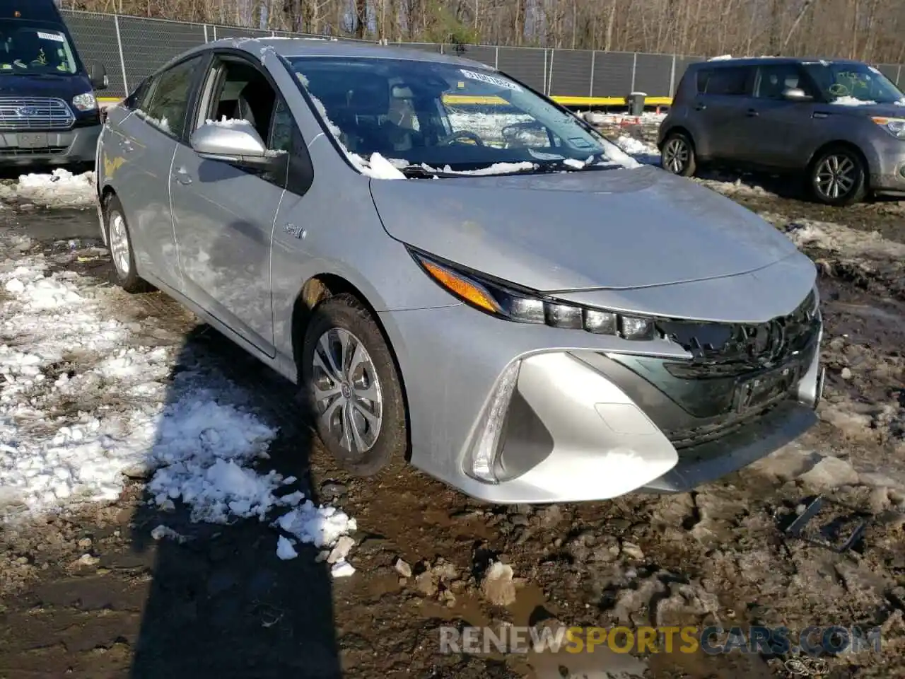 1 Photograph of a damaged car JTDKAMFP7M3192670 TOYOTA PRIUS 2021