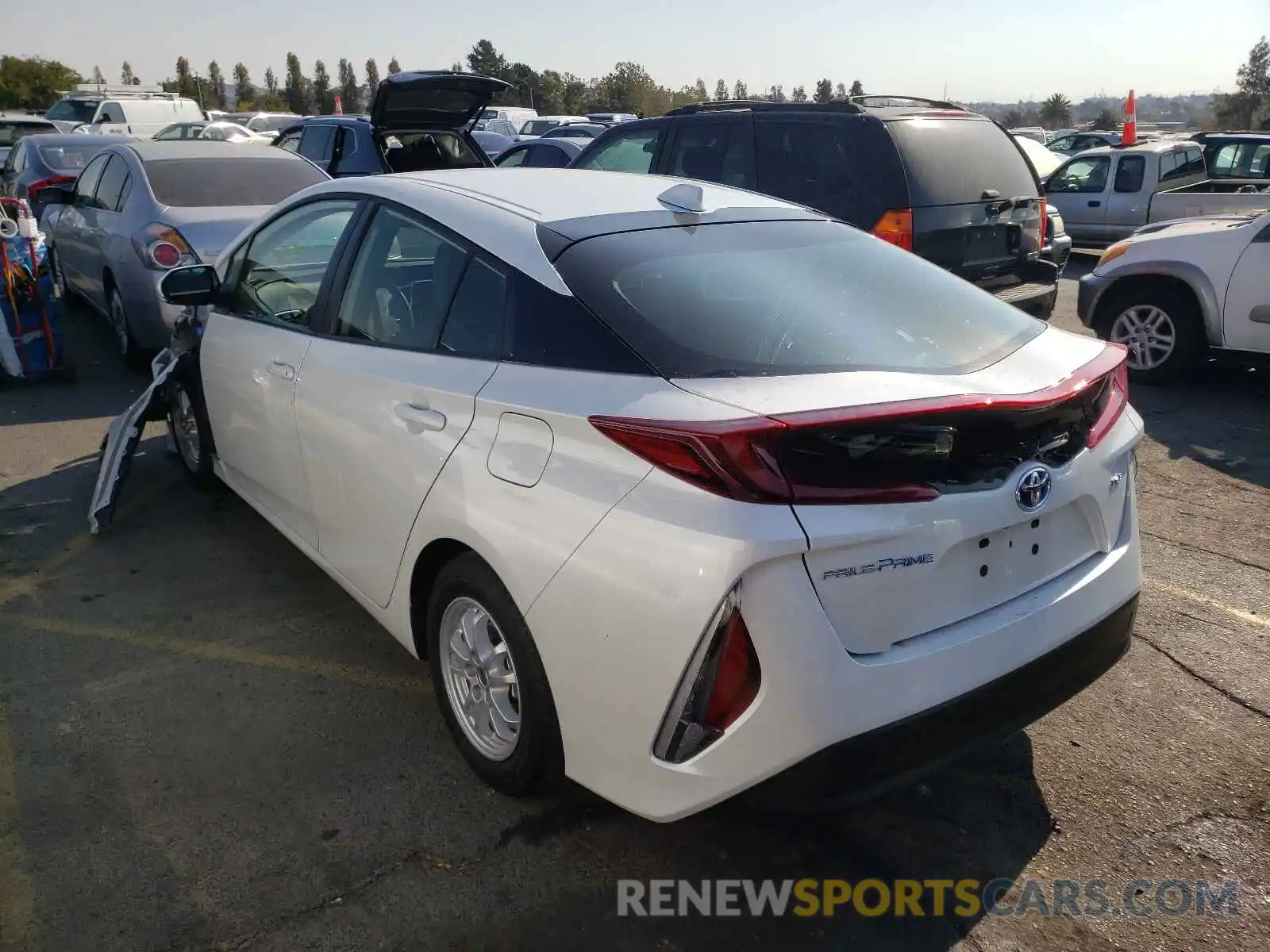 3 Photograph of a damaged car JTDKAMFP8M3173612 TOYOTA PRIUS 2021