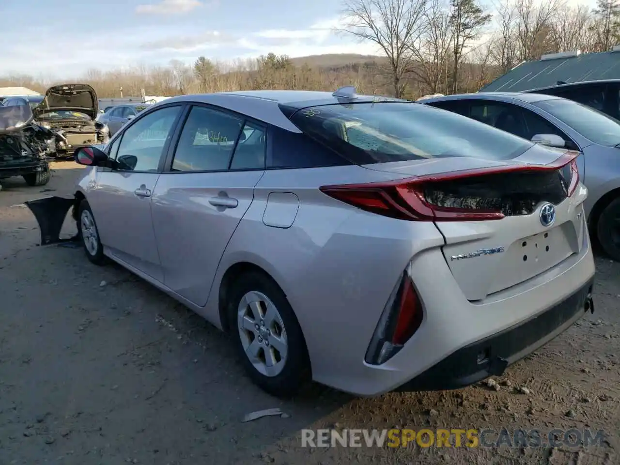 3 Photograph of a damaged car JTDKAMFP8M3182858 TOYOTA PRIUS 2021