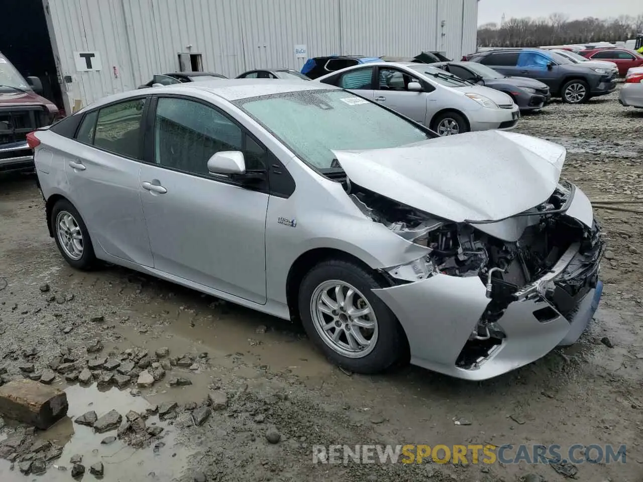 4 Photograph of a damaged car JTDKAMFP8M3185727 TOYOTA PRIUS 2021