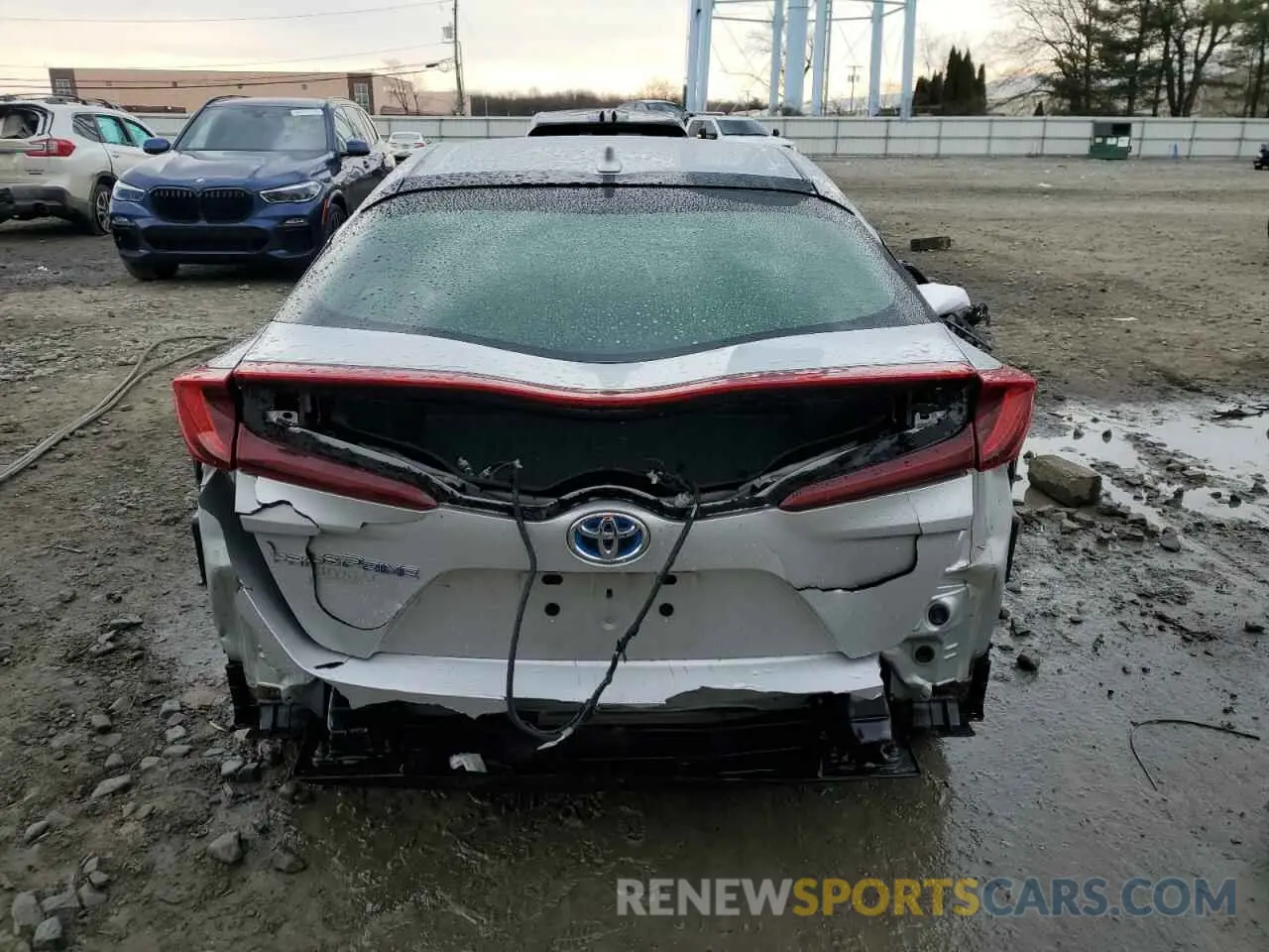 6 Photograph of a damaged car JTDKAMFP8M3185727 TOYOTA PRIUS 2021
