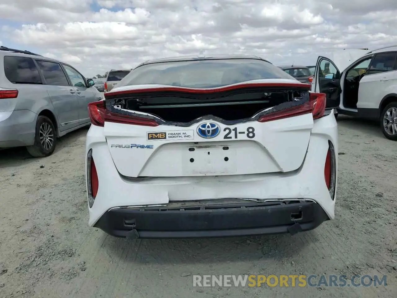 6 Photograph of a damaged car JTDKAMFP8M3193777 TOYOTA PRIUS 2021