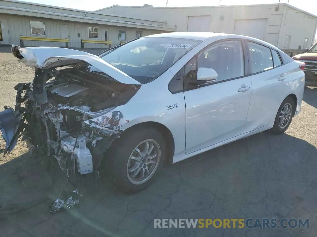 1 Photograph of a damaged car JTDKAMFP9M3167317 TOYOTA PRIUS 2021