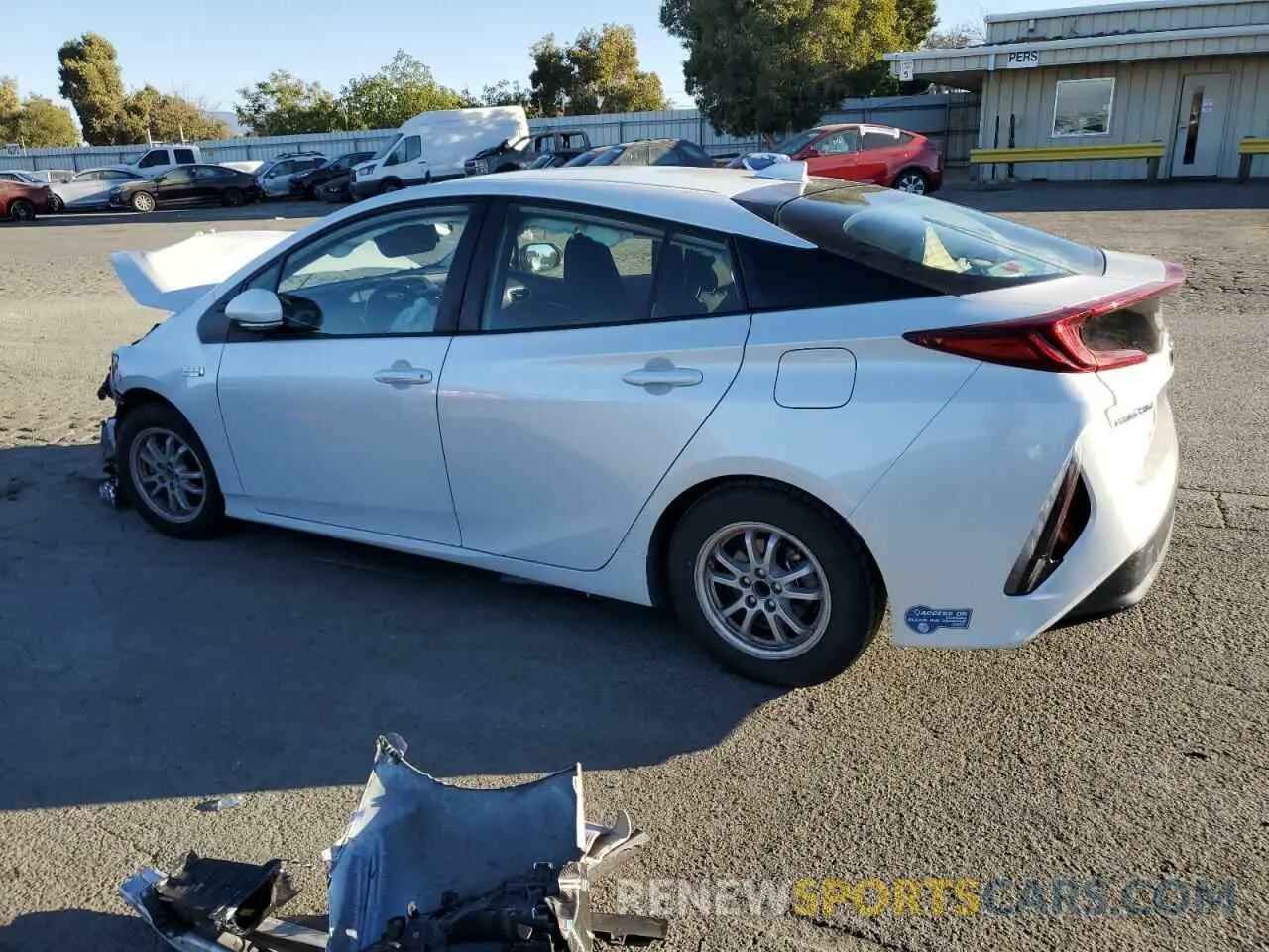 2 Photograph of a damaged car JTDKAMFP9M3167317 TOYOTA PRIUS 2021