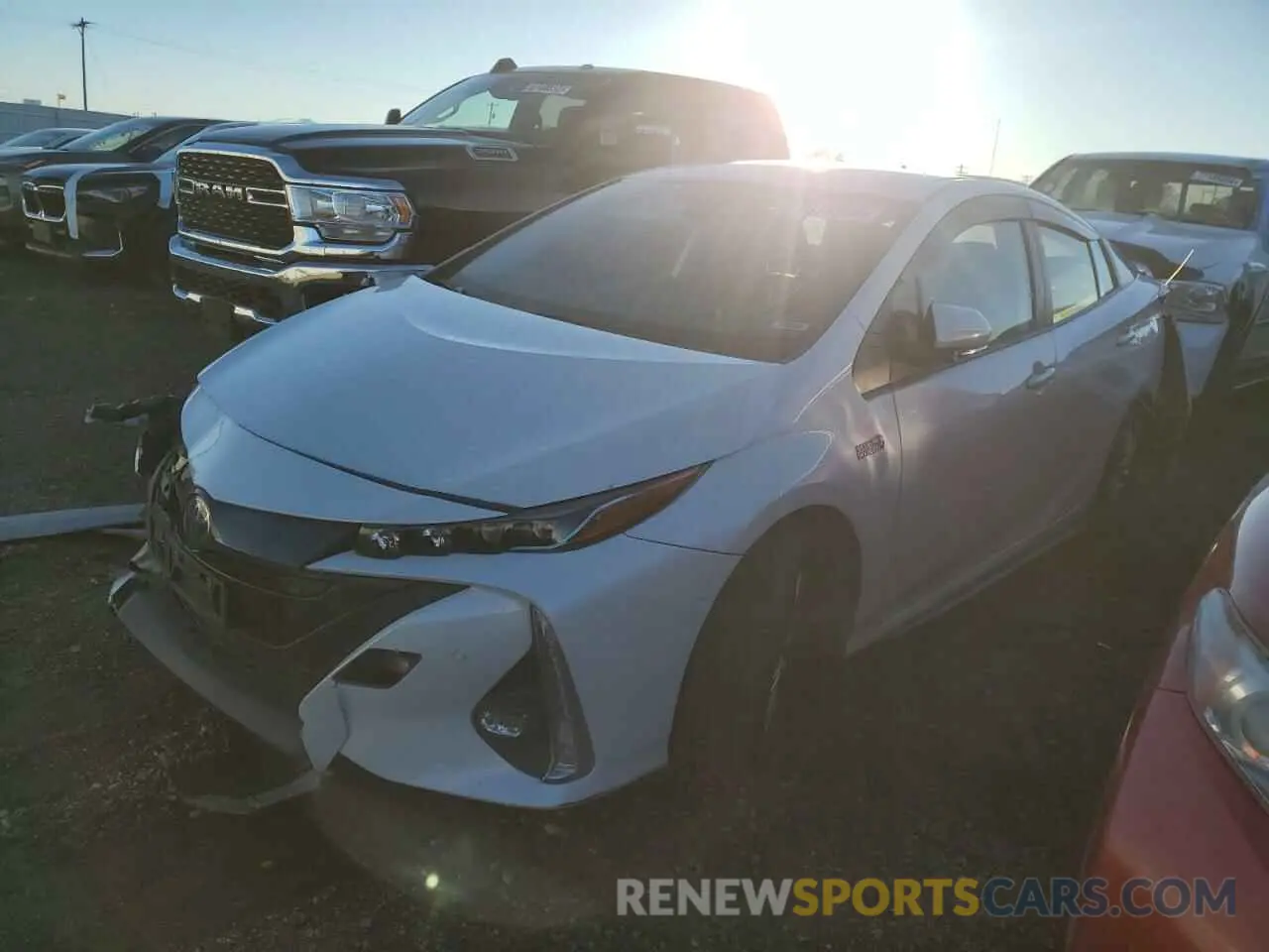 1 Photograph of a damaged car JTDKAMFP9M3171741 TOYOTA PRIUS 2021