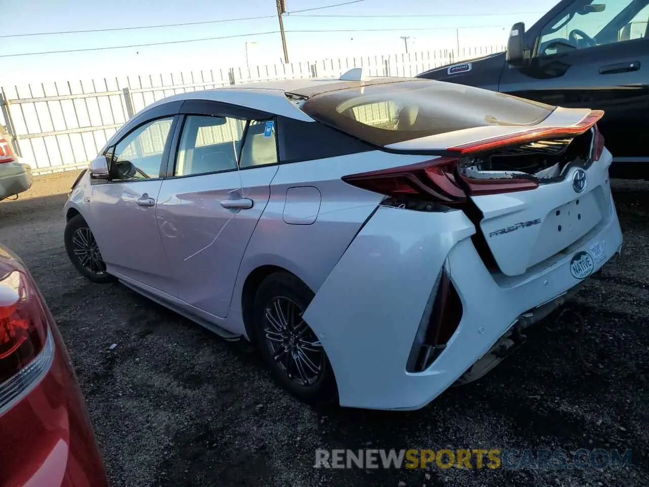 2 Photograph of a damaged car JTDKAMFP9M3171741 TOYOTA PRIUS 2021