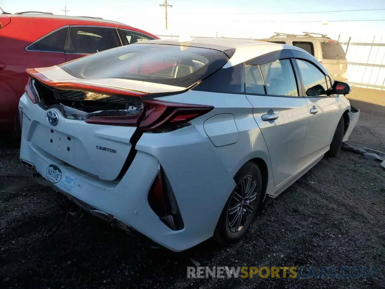 3 Photograph of a damaged car JTDKAMFP9M3171741 TOYOTA PRIUS 2021