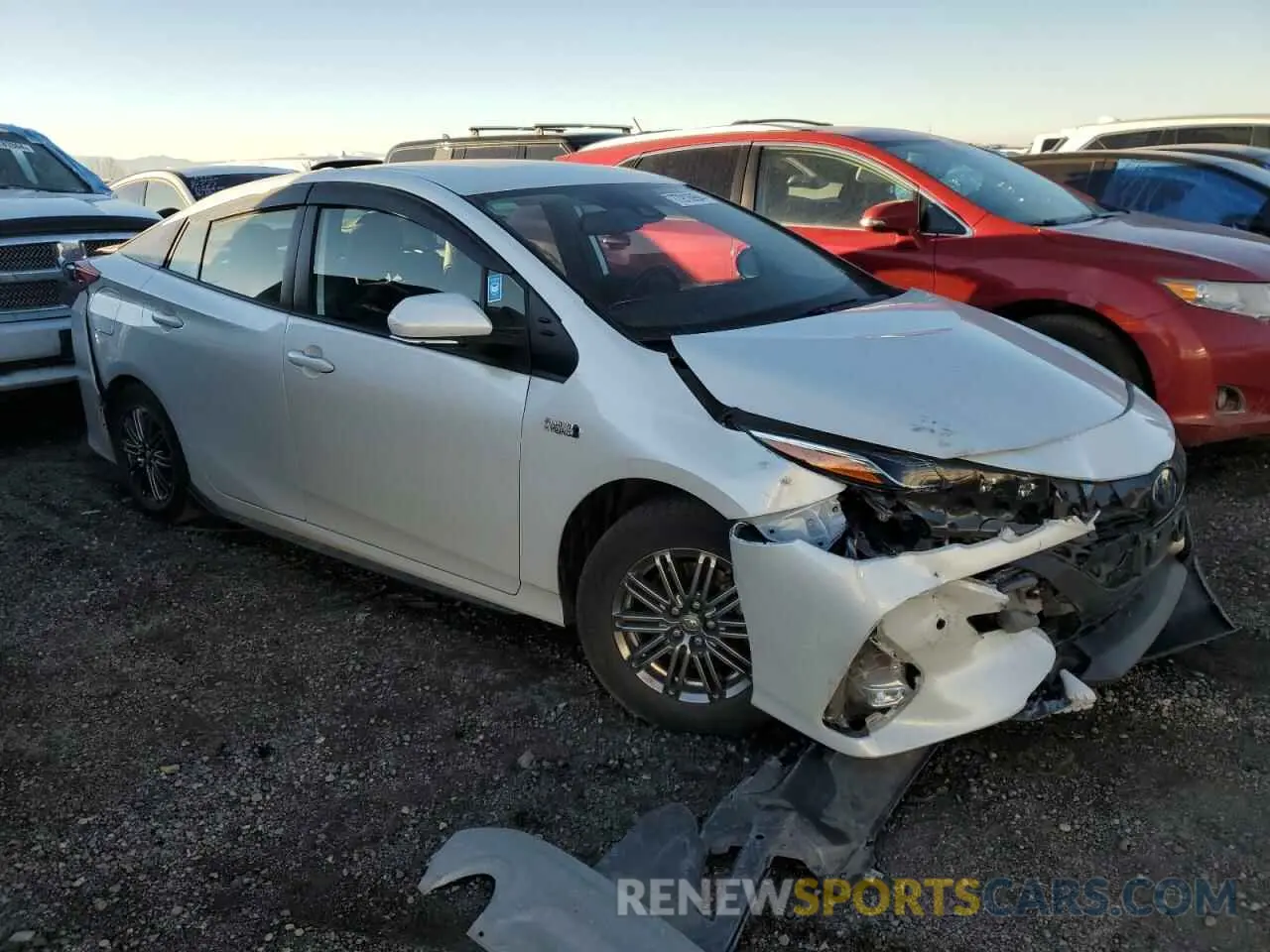 4 Photograph of a damaged car JTDKAMFP9M3171741 TOYOTA PRIUS 2021