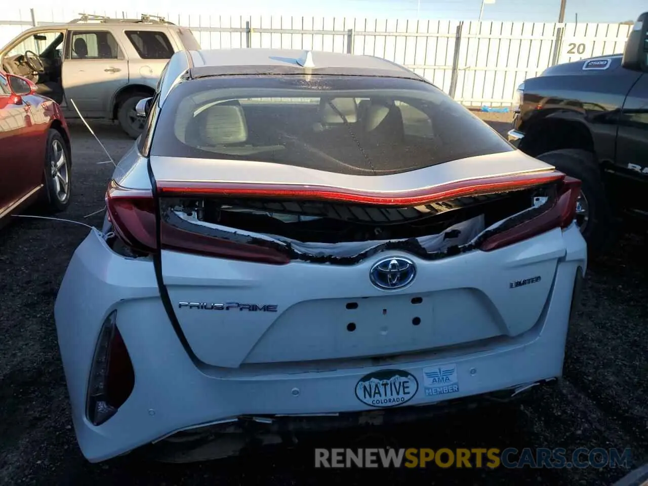 6 Photograph of a damaged car JTDKAMFP9M3171741 TOYOTA PRIUS 2021