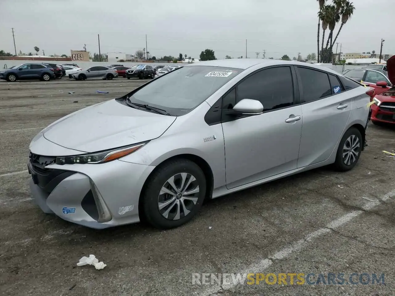 1 Photograph of a damaged car JTDKAMFP9M3176549 TOYOTA PRIUS 2021