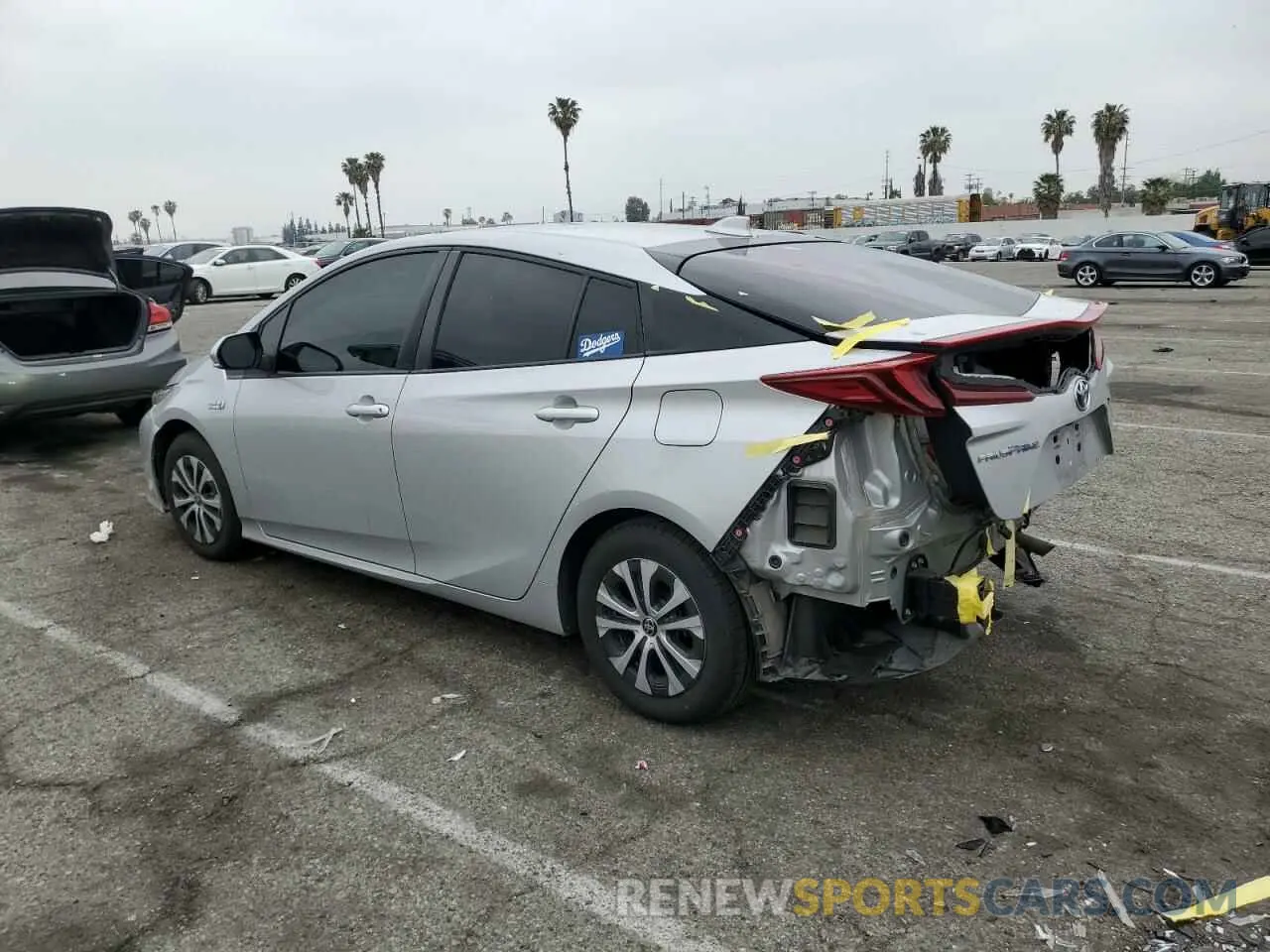 2 Photograph of a damaged car JTDKAMFP9M3176549 TOYOTA PRIUS 2021