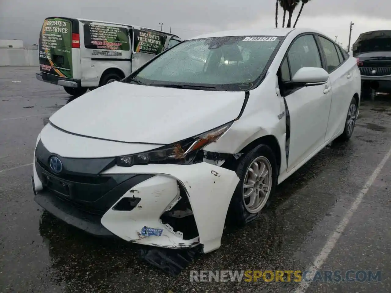 2 Photograph of a damaged car JTDKAMFP9M3196204 TOYOTA PRIUS 2021