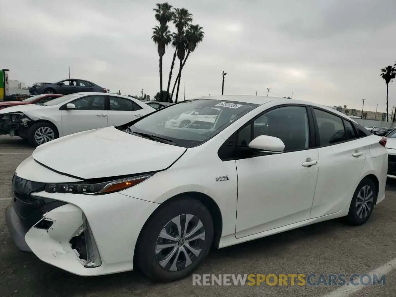 1 Photograph of a damaged car JTDKAMFP9M3196770 TOYOTA PRIUS 2021