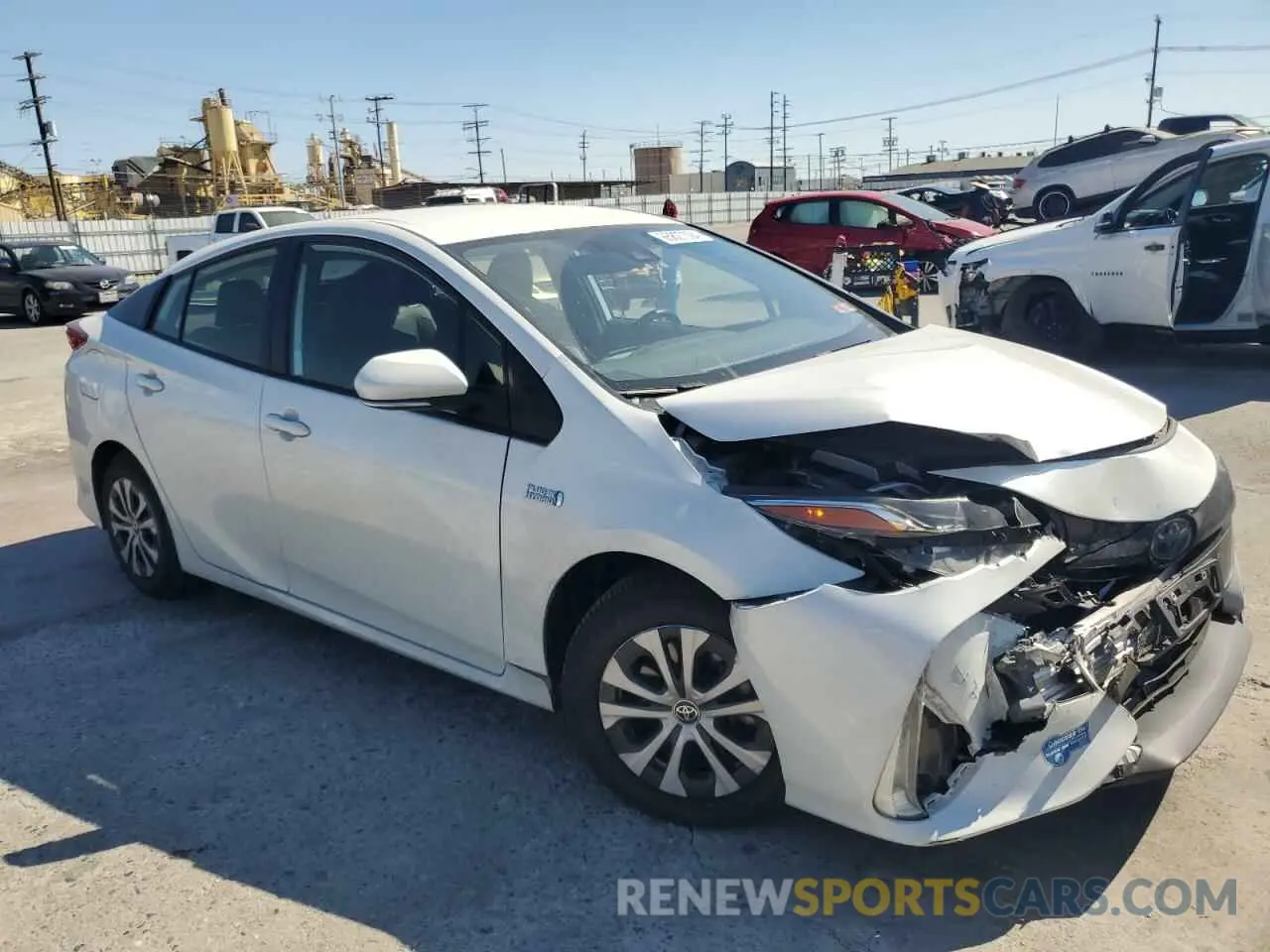 4 Photograph of a damaged car JTDKAMFPXM3165690 TOYOTA PRIUS 2021