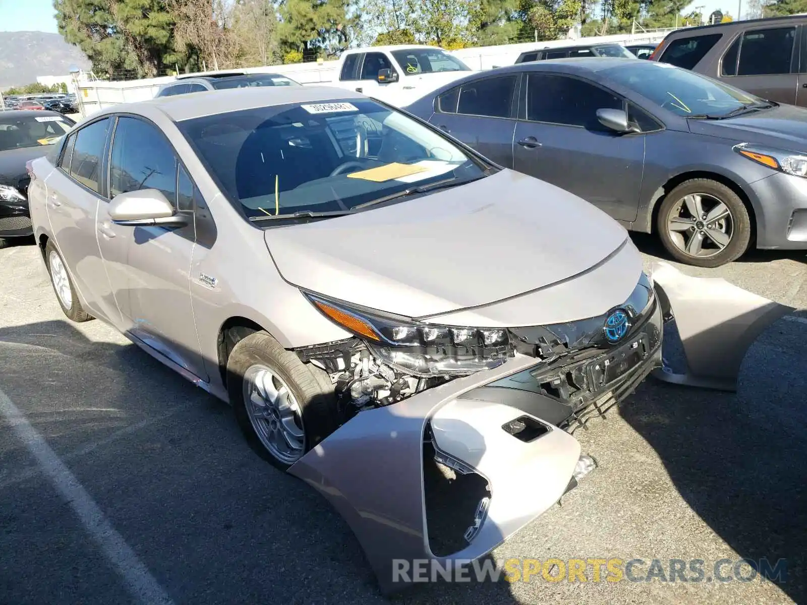 1 Photograph of a damaged car JTDKAMFPXM3170890 TOYOTA PRIUS 2021