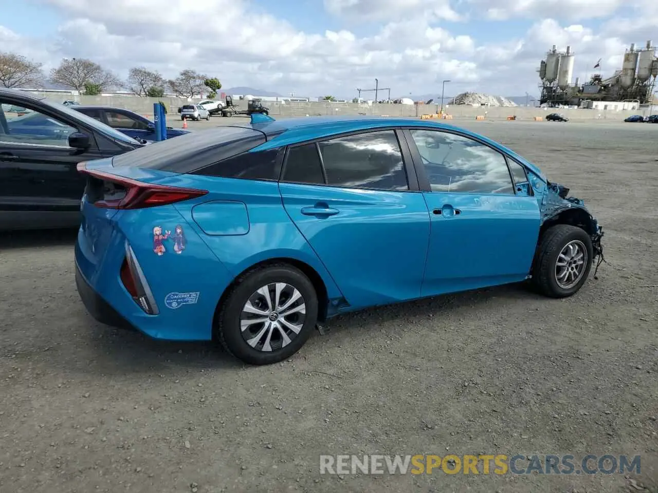 3 Photograph of a damaged car JTDKAMFPXM3171733 TOYOTA PRIUS 2021