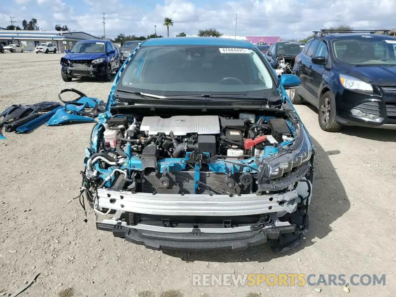 5 Photograph of a damaged car JTDKAMFPXM3171733 TOYOTA PRIUS 2021
