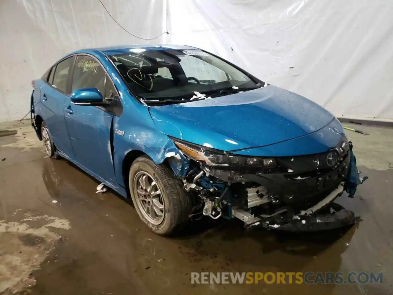 1 Photograph of a damaged car JTDKAMFPXM3172462 TOYOTA PRIUS 2021