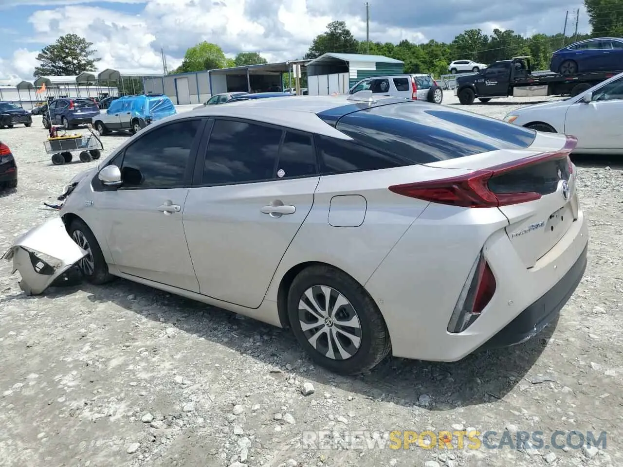 2 Photograph of a damaged car JTDKAMFPXM3184126 TOYOTA PRIUS 2021