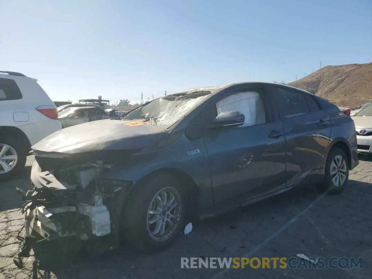 1 Photograph of a damaged car JTDKAMFPXM3189147 TOYOTA PRIUS 2021