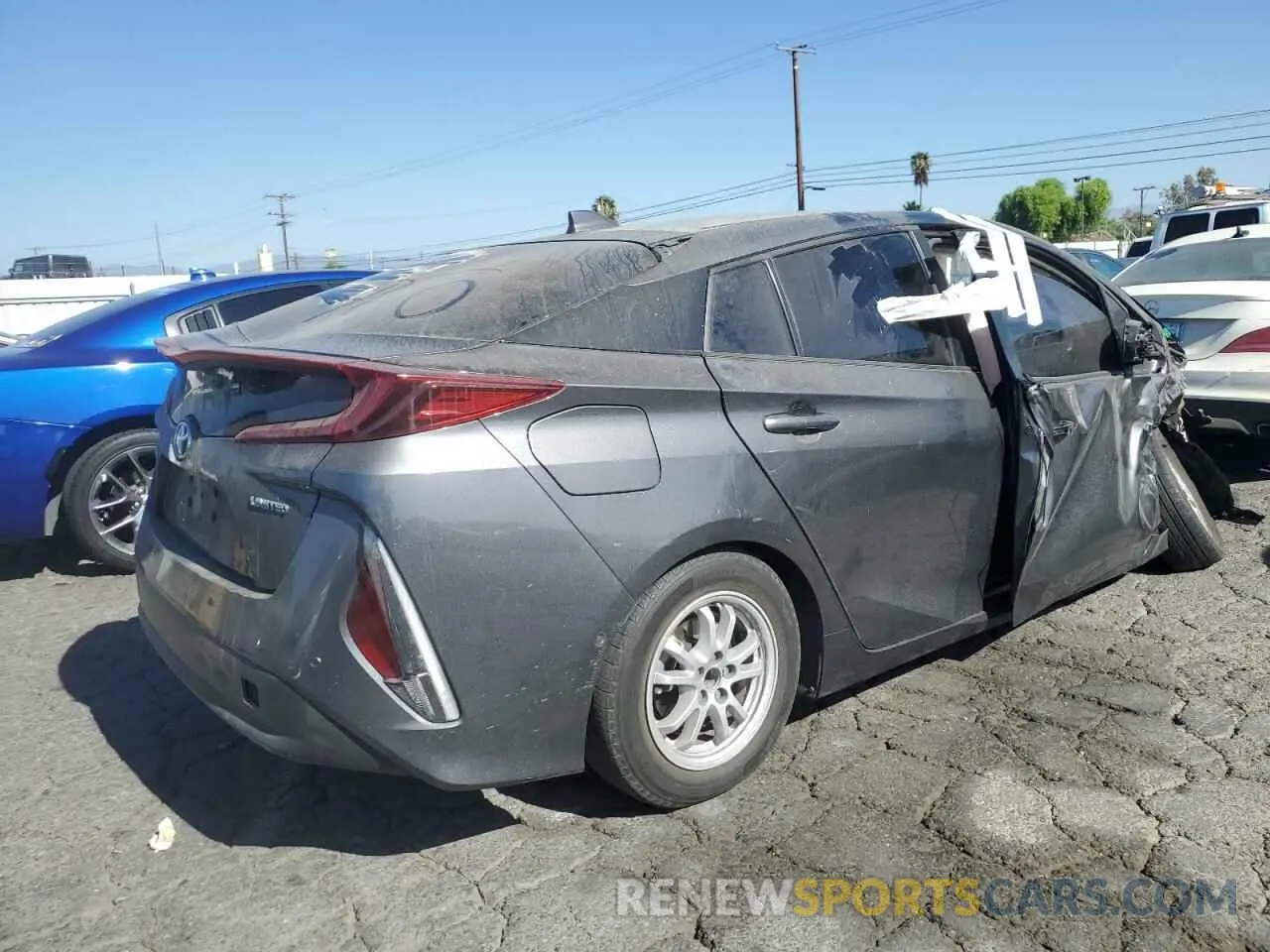 3 Photograph of a damaged car JTDKAMFPXM3189147 TOYOTA PRIUS 2021