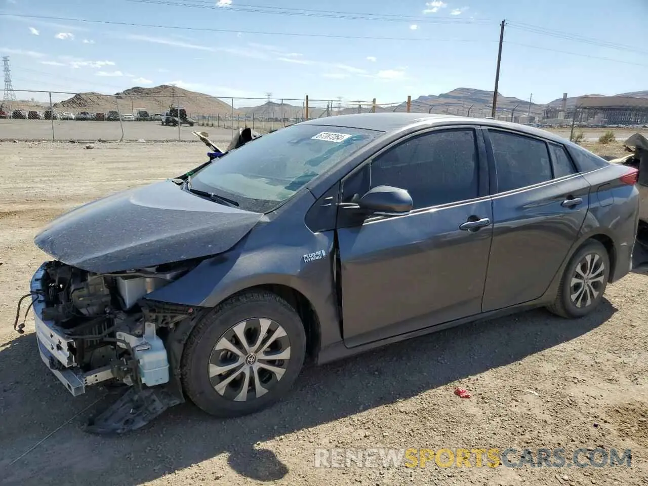 1 Photograph of a damaged car JTDKAMFPXM3190508 TOYOTA PRIUS 2021