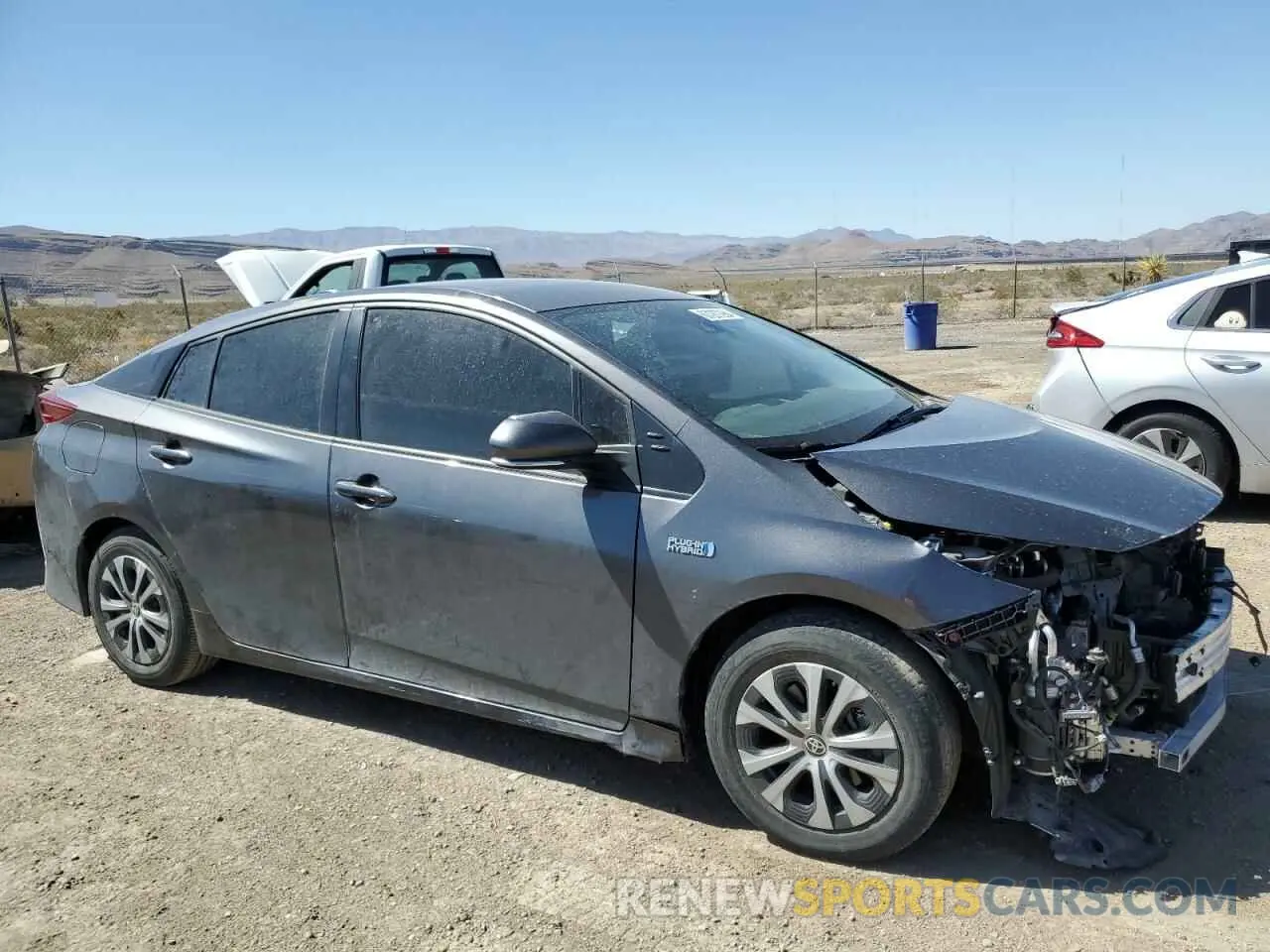 4 Photograph of a damaged car JTDKAMFPXM3190508 TOYOTA PRIUS 2021
