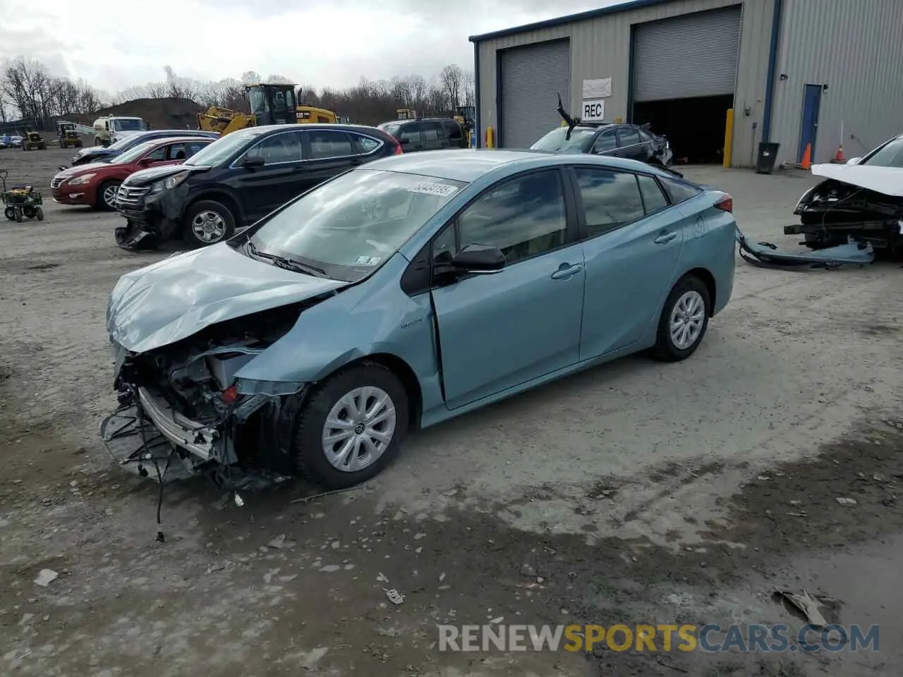 1 Photograph of a damaged car JTDKAMFU0M3134583 TOYOTA PRIUS 2021