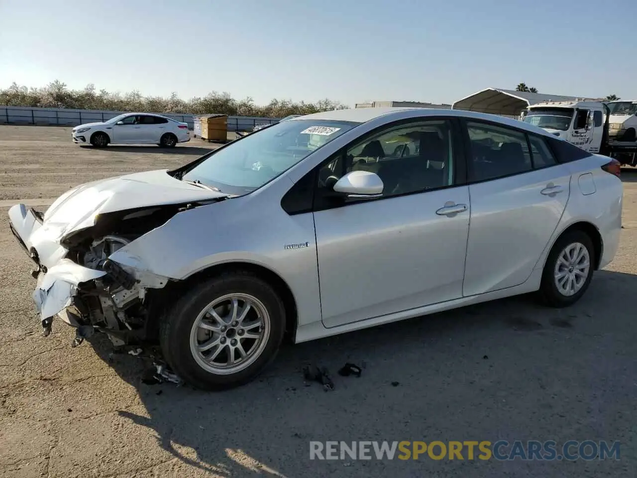 1 Photograph of a damaged car JTDKAMFU0M3134955 TOYOTA PRIUS 2021
