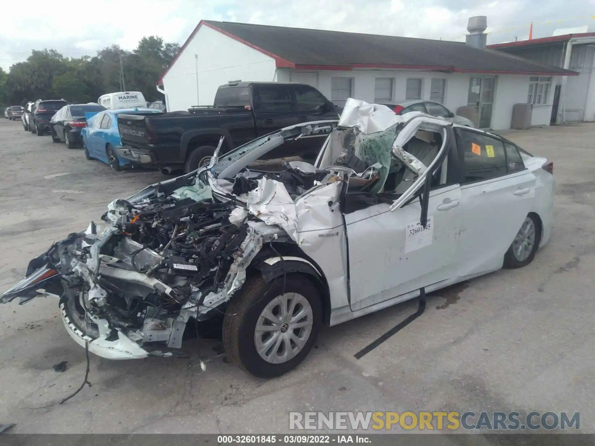 2 Photograph of a damaged car JTDKAMFU0M3138827 TOYOTA PRIUS 2021